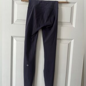 Blue Lululemon Wunder Train Contour Fit High-Rise Tight 25"